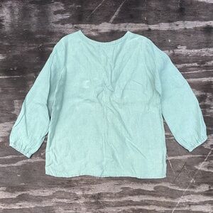 La Petite Alice 100% linen buttoned TOP shirt CHARLIE 7/8